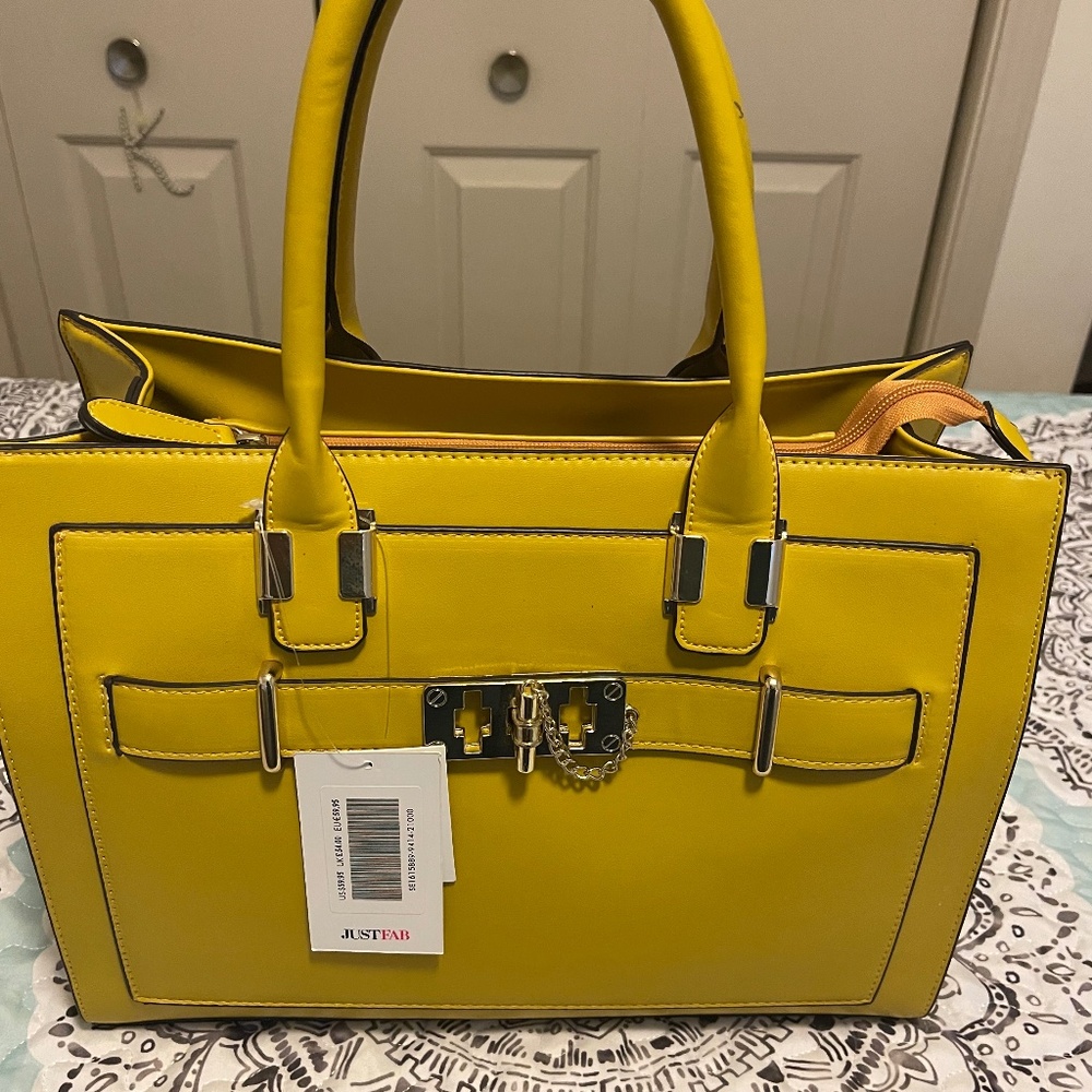 Brand New Yellow Tote With Tags